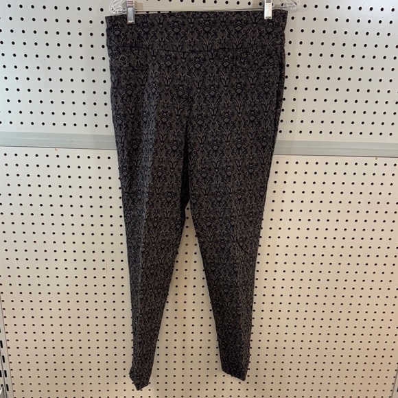 Renuar Black Patterned Leggings - Picture 1 of 8